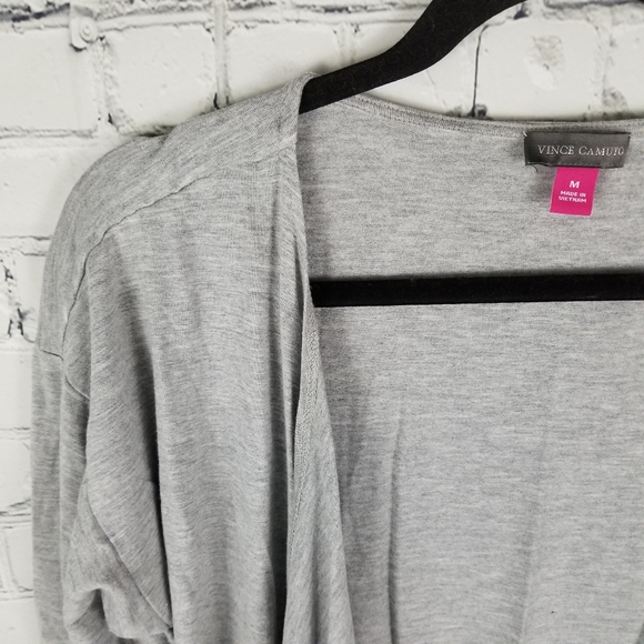 VINCE CAMUTO | stretch waterfall open cardigan - Picture 2 of 5